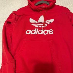 Adidas red hoodie. Excellent condition. Worn once or twice only